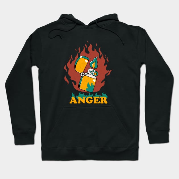 Anger Hoodie by Oiyo